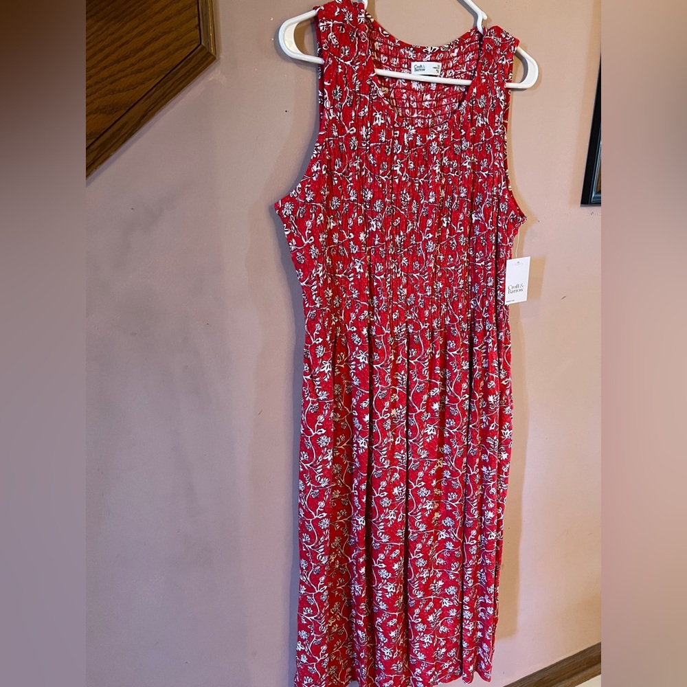Croft & Barrow Women’s Plus sleeveless maxi dress, Size 2X